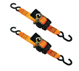 MotoMaster 3,300-lb Retractable Heavy-Duty Ratchet Tie Down Straps, 2-in x 10-ft, 2-pk