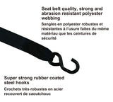 MotoMaster 3,300-lb Retractable Transom Tie Down Strap, 2-in x 43-in, 2-pk image 3