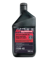 MotoMaster 4-Stroke Premium ATV/UTV Engine Oil 10W40, 946-mL