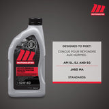MotoMaster 4-Stroke Premium ATV/UTV Engine Oil 10W40, 946-mL image 4