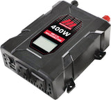 MotoMaster 400W Power Inverter with LCD Screen, Grey