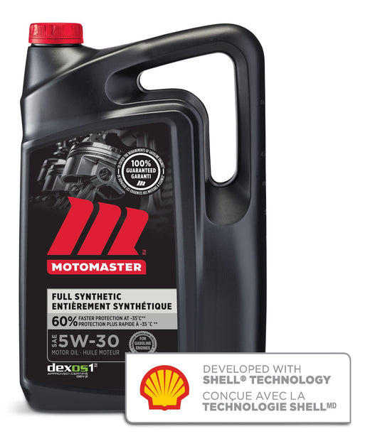 MotoMaster 5W30 Synthetic Engine/Motor Oil, 5-L