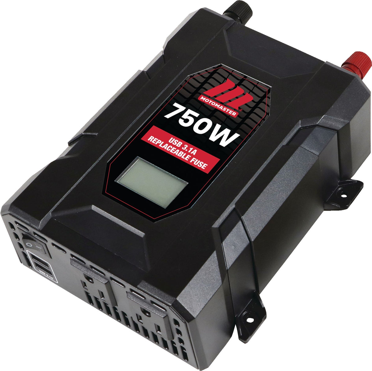 MotoMaster 750W Power Inverter with LCD Screen, Grey