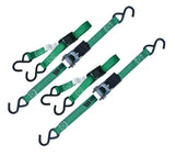 MotoMaster 900-lb Ratchet/Cambuckle Tie-Down Straps, Non-Padded, 1-in x 10-ft, 4-pk image 3