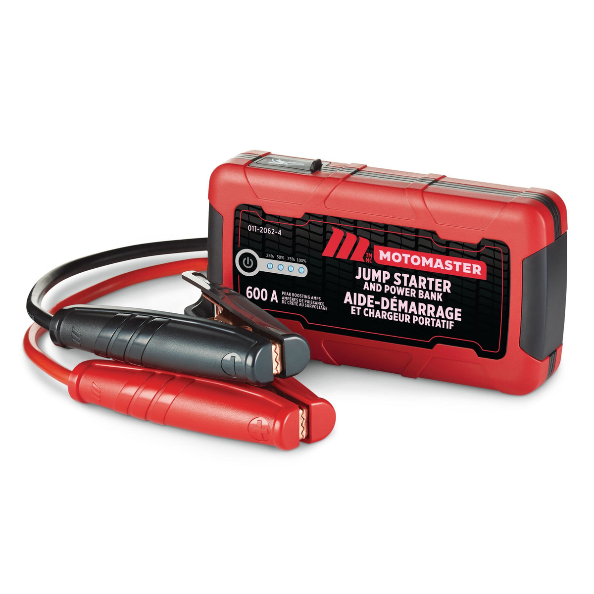MotoMaster Booster Pack/Jump Starter & USB Power Bank, Lithium-ion, 600-Amp, 12V