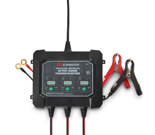 MotoMaster Eliminator Precision Series 3-Bank Smart Battery Charger/Maintainer, 3X1-Amp, 12V