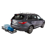 MotoMaster Hitch Basket, Steel with Folding Shank image 6