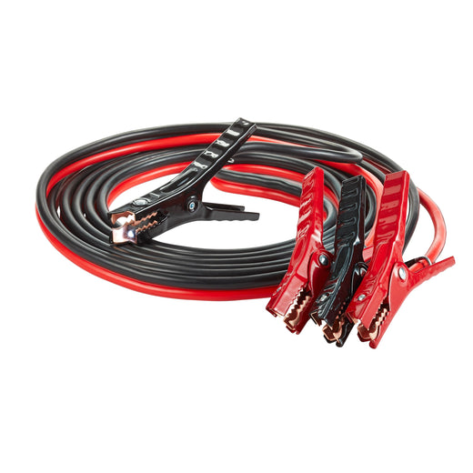 MotoMaster Medium-Duty Booster/Jumper Cables with Built-in LED Lights, 4-Gauge, 20-ft