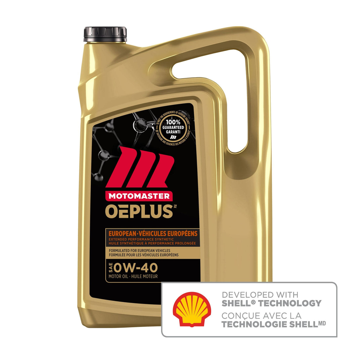MotoMaster OEPLUS European Premium 0W40 Synthetic Engine/Motor Oil, 5-L