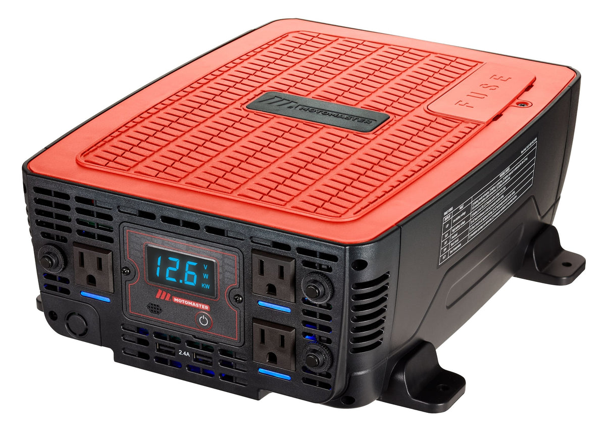 MotoMaster Power Inverter, 3000W, Includes Battery Cables