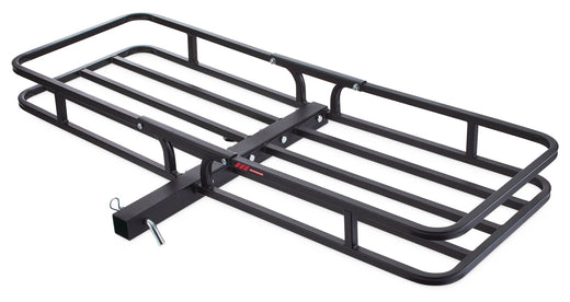 MotoMaster Steel Hitch Basket Cargo Carrier, 500-lb Capacity, Black