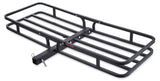 MotoMaster Steel Hitch Basket Cargo Carrier, 500-lb Capacity, Black image 2