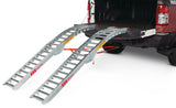 MotoMaster Steel Rung Folding Arched Loading Ramps Pair, Easy-To-Use, 84-in, 2-pc