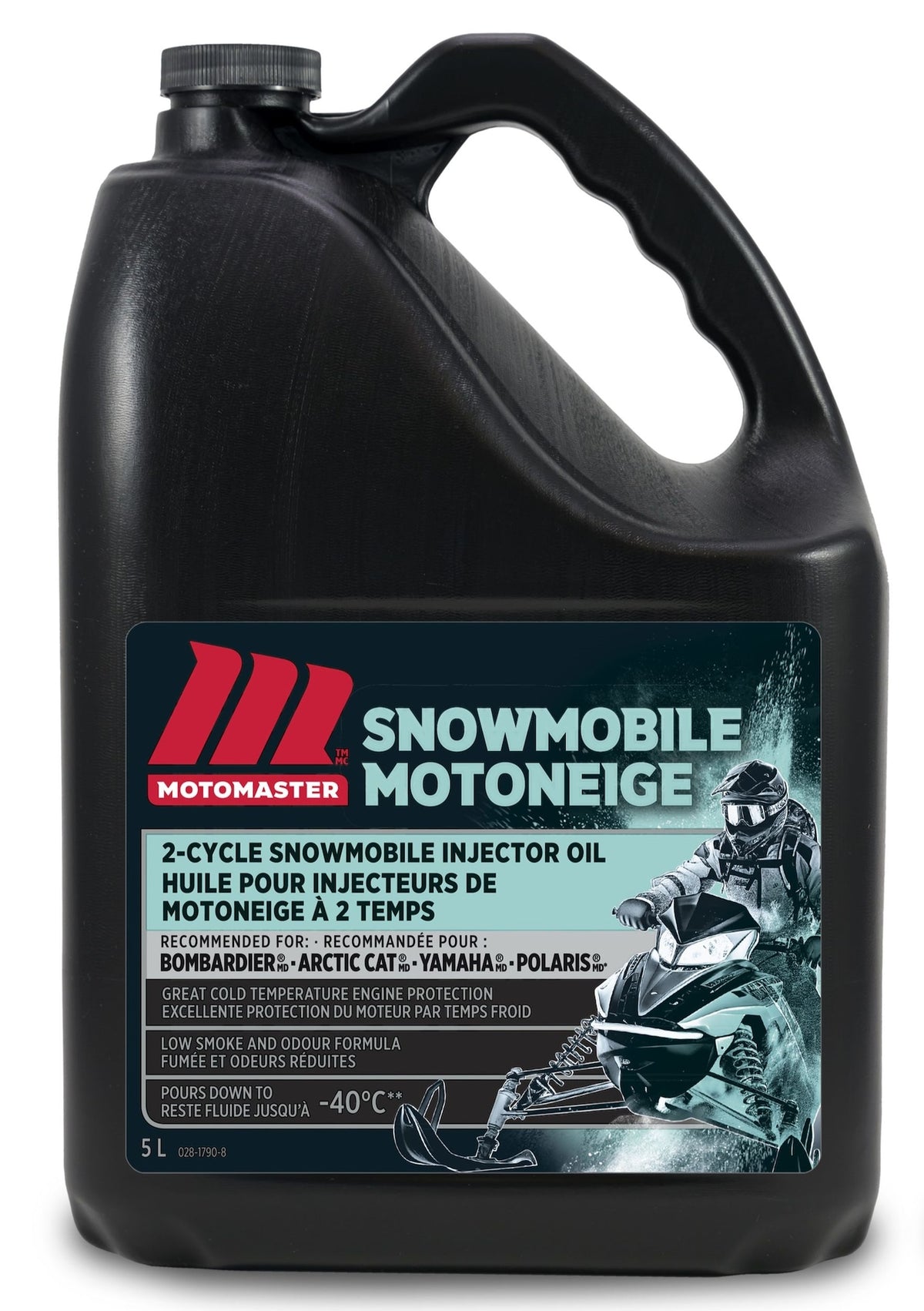 MotoMaster TC-W3 Snowmobile Injector Oil, 5-L