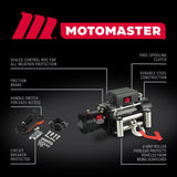 MotoMaster Winch with Steel Rope, 12000-lb image 5