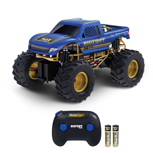 MotorDayz 1:15 R/C USB-Powered Bigfoot 50th Anniversary Monster Truck with Lights and Sounds
