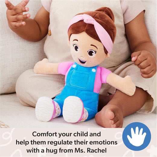 Ms. Rachel Cuddle & Comfort Doll 11-in Premium Plush, Ages 6 Months to 3+