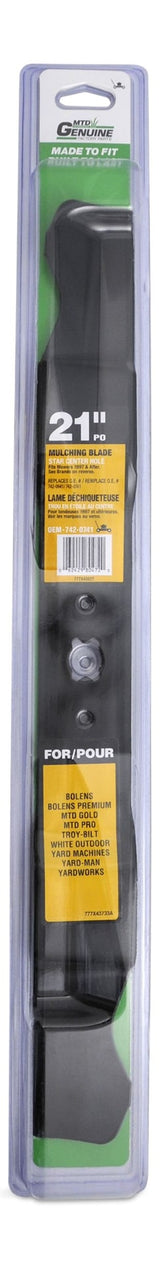 MTD Mulch Lawn Mower Replacement Blade, 21-in