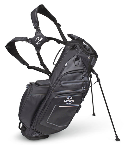 MTRX 14-Way Top Golf Stand Bag, Black