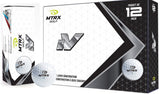 MTRX iV Golf Balls, Yellow, 12-pk
