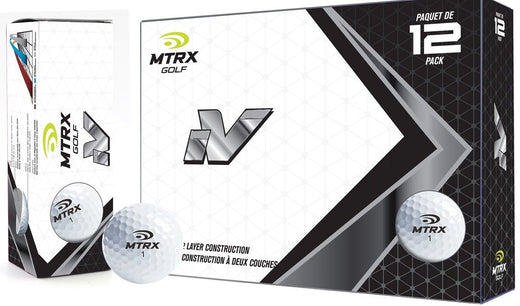 MTRX iV Golf Balls, Yellow, 12-pk