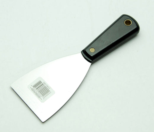 Multi-Purpose Flexible Carbon Steel Wall/Paint Scraper & Spackling/Putty Knife, 3-in