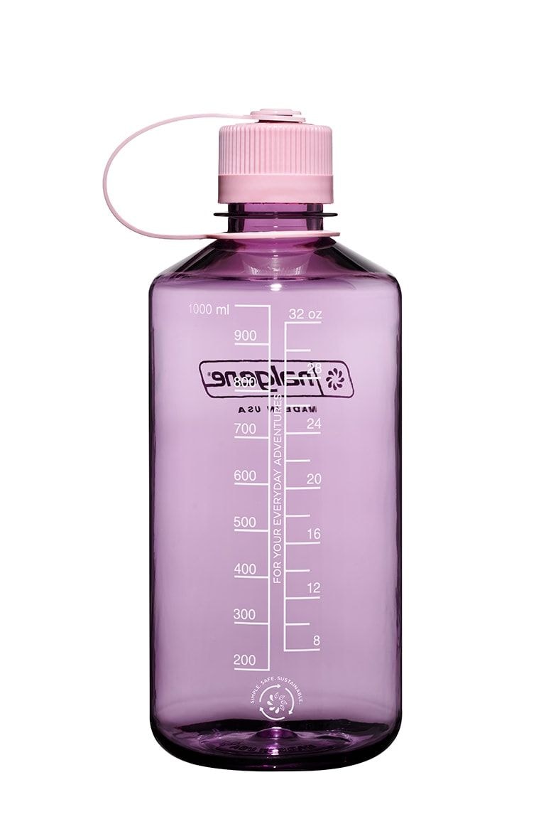Nalgene Sustain Narrow Mouth Water Bottle, Impact-Resistant, BPA-Free, 32-oz