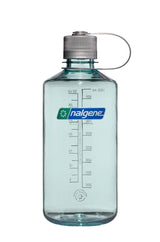 Nalgene Sustain Narrow Mouth Water Bottle, Seafoam, 1 L