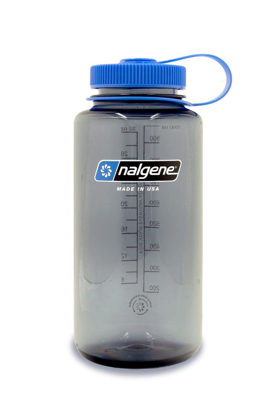 Nalgene Sustain Wide Mouth Water Bottle, Grey, 1 L