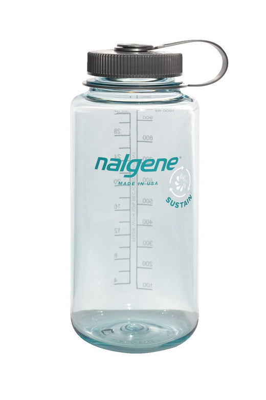 Nalgene Sustain Wide Mouth Water Bottle, Seafoam, 1 L