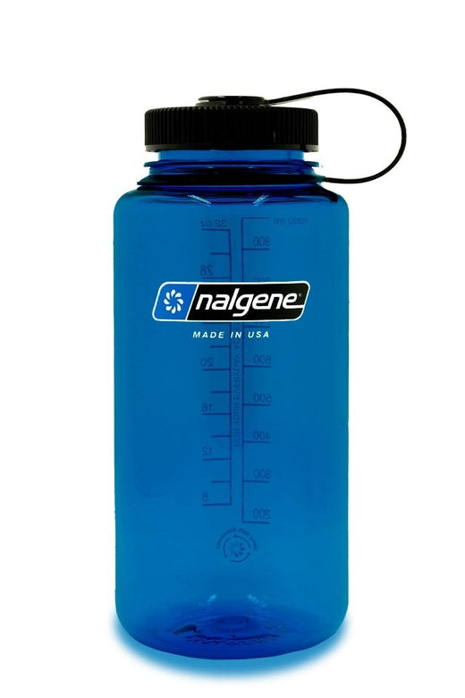 Nalgene Sustain Wide Mouth Water Bottle, Slate Blue, 32-oz