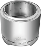 Napoleon Timberwolf Outdoor Smokeless Multi-Fuel Fire Pit, Stainless Steel, 22-in