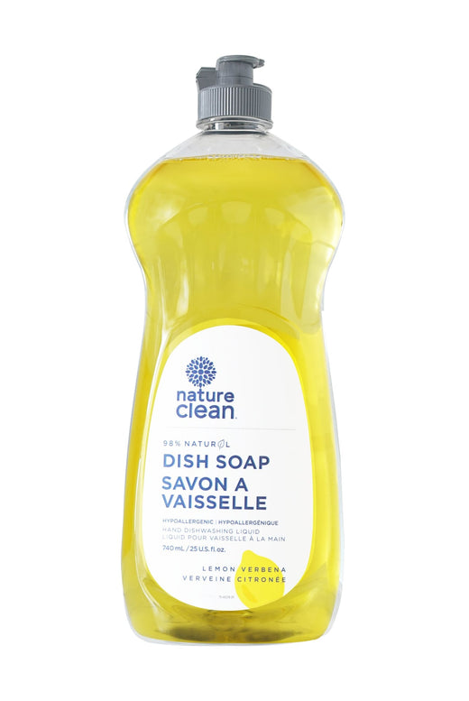 Nature Clean Liquid Dish Soap, Lemon, 740-mL
