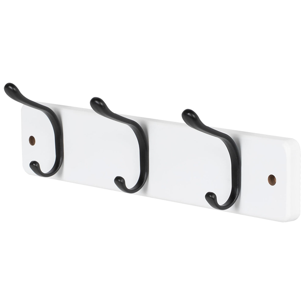 Neatfreak 13.6" Modern Wall 3 Hook Rack, White
