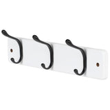 Neatfreak 13.6" Modern Wall 3 Hook Rack, White