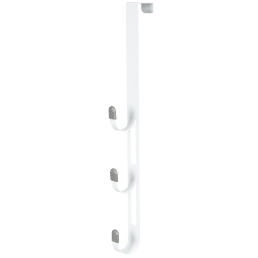 Neatfreak 20" Over The Door Metal 3 Hook, White