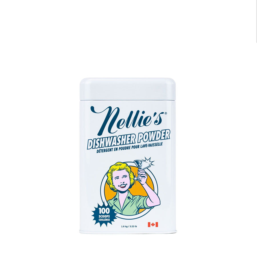 Nellie's Dishwasher Detergent Powder, Unscented, 100 scoops, 1.6-kg