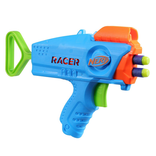 NERF Elite Junior Racer Easy-Play Dart Blaster, Includes 4 Darts, Ages 6+