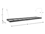 New Age Pro Series Wall Mounted Steel Shelf, 2-ft x 8-ft image 3