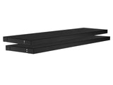 NewAge Bold 3.0 Display Wall Shelf Set, 48-in, Black, 2-pk