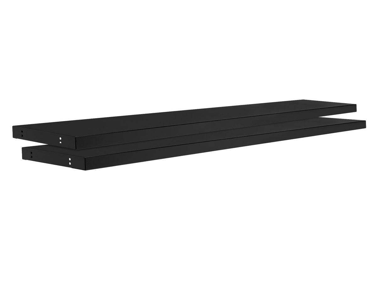 NewAge Bold 3.0 Display Wall Shelf Set, 72-in, Black, 2-pk