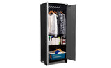 NewAge Bold 3.0 Series 24-Gauge Steel Multi-Use Locker, Fully-Welded, 800-lb Capacity, Black/Grey, 30-in image 4