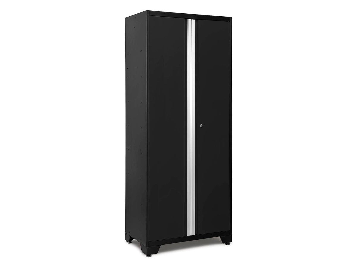 NewAge Bold Series 24-Gauge Steel RTA Storage Locker with 3 Shelves, Black, 30-in