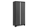 NewAge Bold Series Lockable 24-Gauge Steel RTA Storage Locker with 3 Shelves, Grey/Black, 36-in image 2