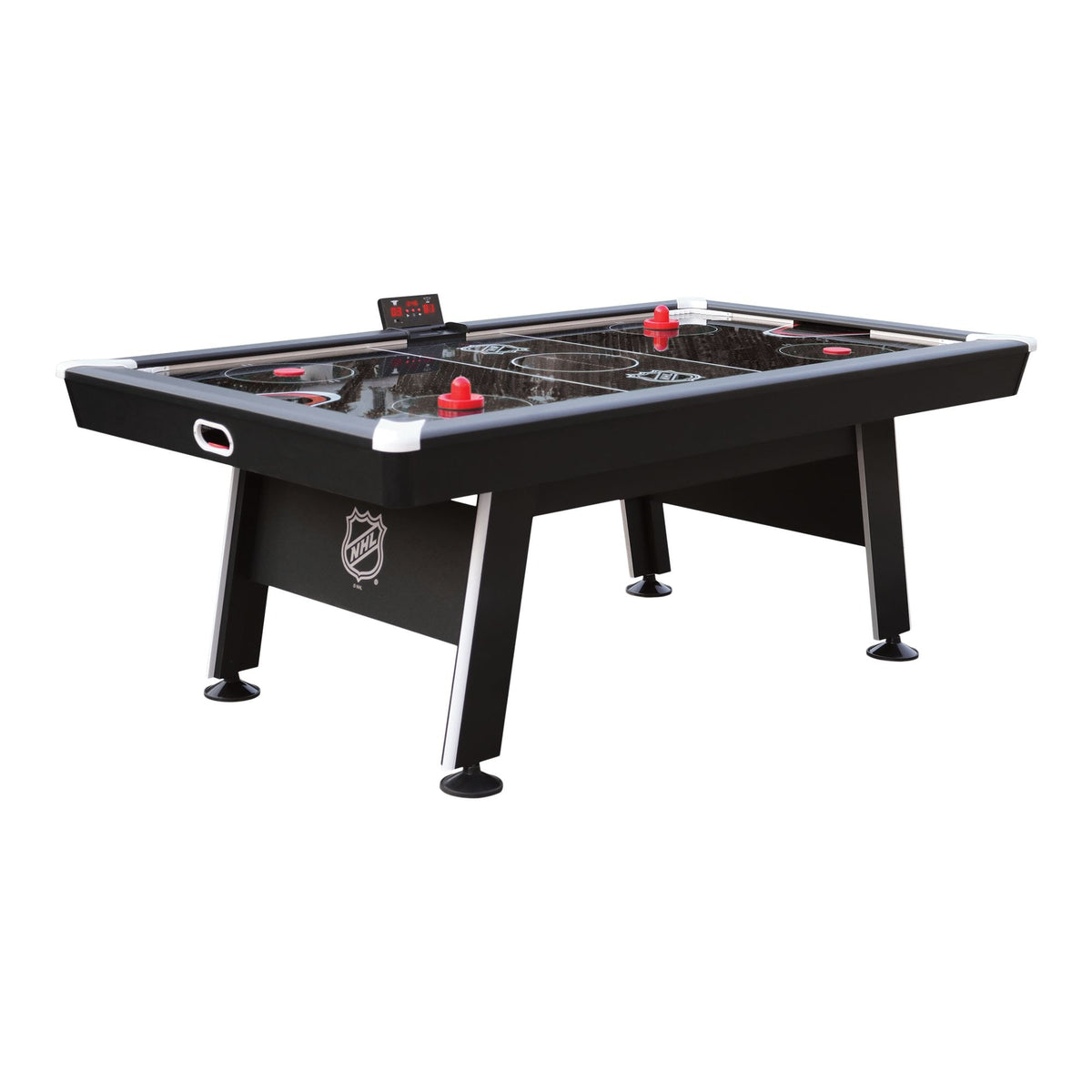NHL Attacker Hover Air Hockey Game Table with Electronic Scoreboard, Pucks & Pushers, 84-in