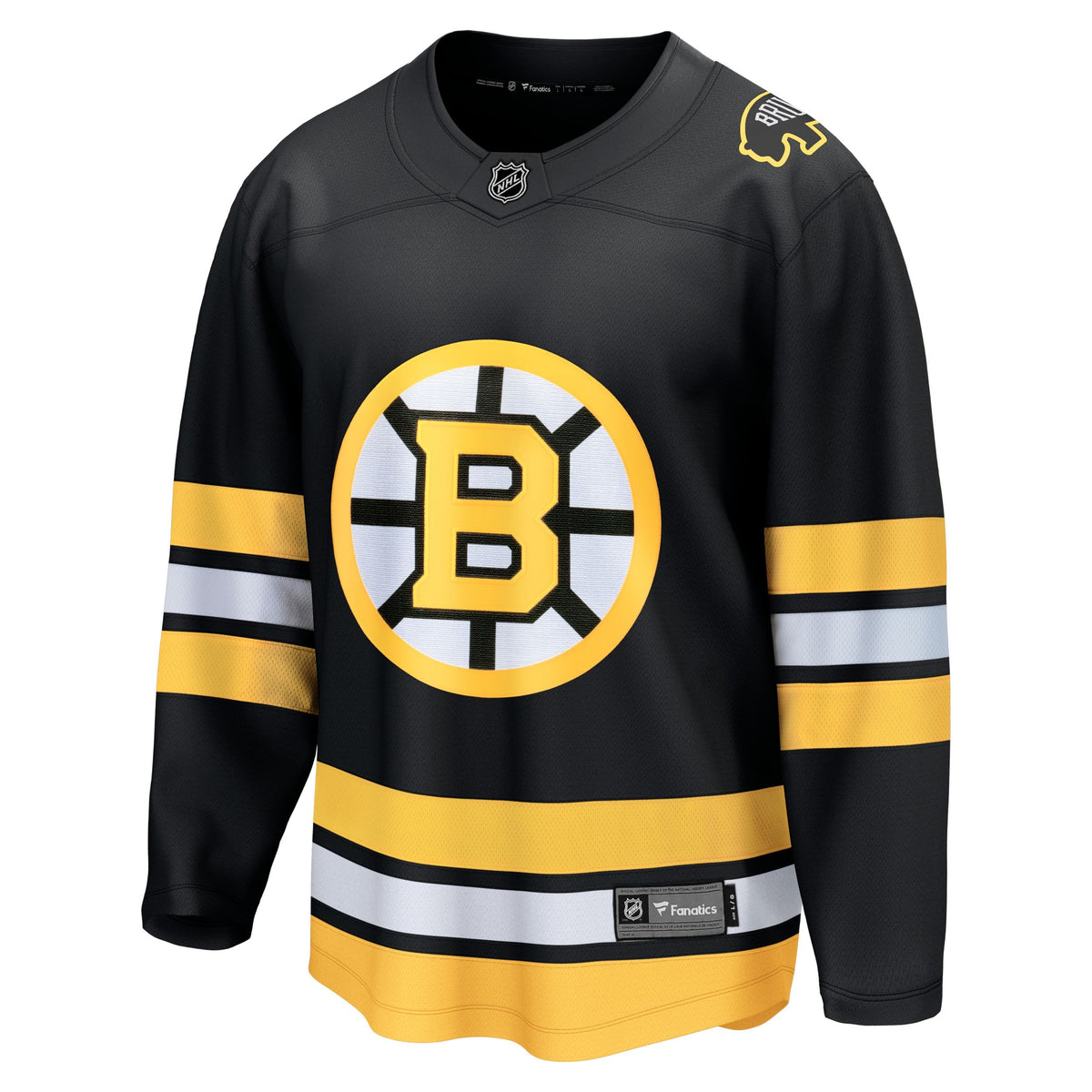 NHL Boston Bruins 2025 Adult Standard Breakaway Jersey, Various Sizes