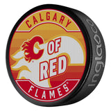 NHL Calgary Flames Dual-Image Lenticular Hockey Puck, 6-oz