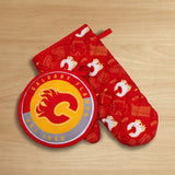NHL Calgary Flames Kitchen Oven Mitt Pot Holder Set, 2-pc image 5