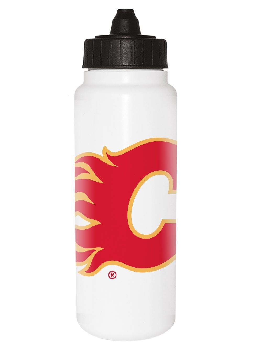 NHL Calgary Flames Officially Licensed Hockey Water Bottle, 1-L