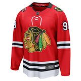 NHL Chicago Blackhawks 2025-2026 Adult Standard Connor Bedard Centennial Breakaway Player Jersey, Various Sizes